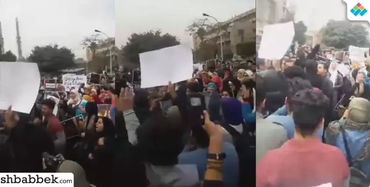  طلاب عين شمس يطالبون بطرد السفير الأميركي من أجل القدس (فيديو) 