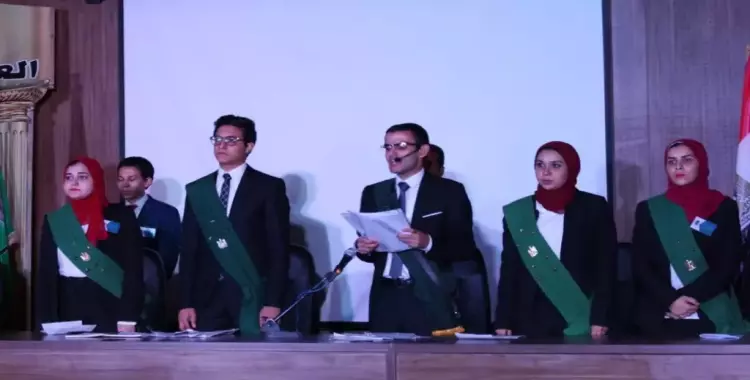  طلاب كلية الحقوق جامعة المنيا يتدربون على إجراء «المحاكمة» 