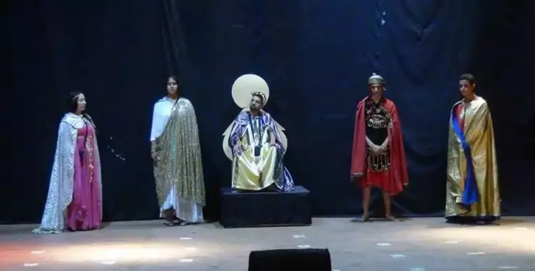  طلاب مدينة نصر يقدمون عرضا مسرحيا بعنوان «آلهة الريح» 