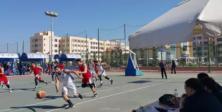  فوز جامعة طنطا بالمركز الثالث في منافسات كرة السلة بأسبوع شباب الجامعات 