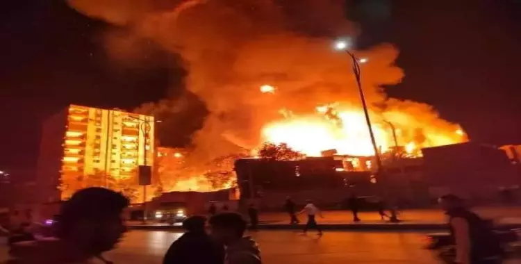  فيديو حريق اليوم داخل استديو الأهرام بالجيزة.. مشاهد مروعة 