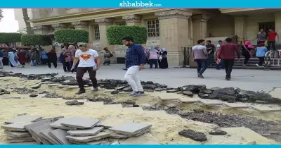 فيديو| طلاب بجامعة القاهرة يشتكون من أعمال الحفر: بنعبر قارات