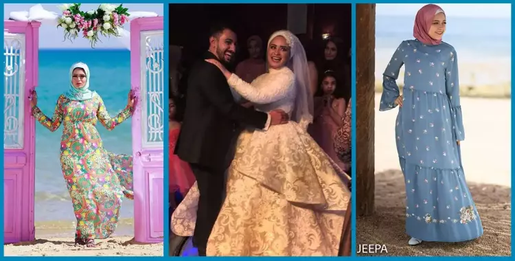  محمد وسميرة.. صورة زفاف وراءها قصة نجاح و«جيبة» 