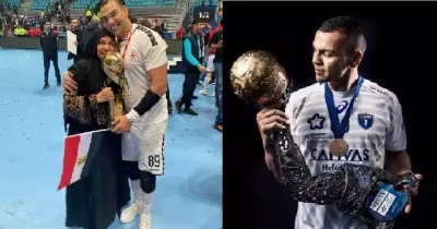 معلومات عن محمد ممدوح هاشم.. قبّل قدم أمه بعد الفوز ببطولة أفريقيا لكرة اليد
