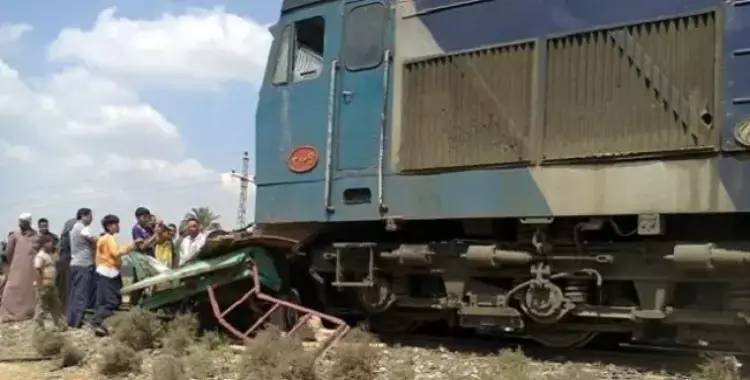  مقتل 7 في حادث تصادم قطار بأسوان 