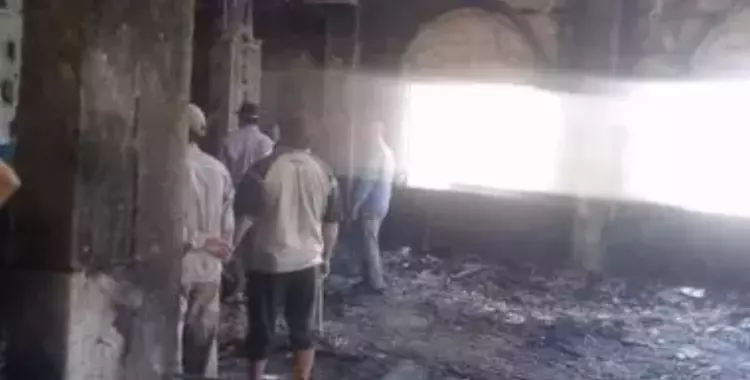  نشوب حريق في معرض «الدلتا» لإطارات السيارات بالمنصورة 