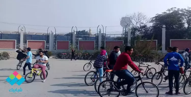  «هاو تو بي» تنظم ماراثون ركوب الدراجات بجامعة حلوان 