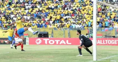هدف صن داونز الأول في مرمى الأهلي اليوم بدوري أبطال أفريقيا (فيديو)